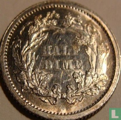 États-Unis ½ dime 1866 (sans lettre) - Image 2