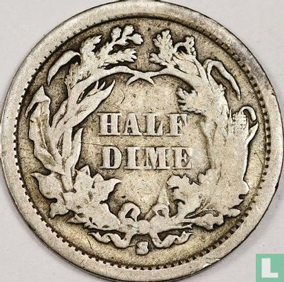 United States ½ dime 1867 (S) - Image 2