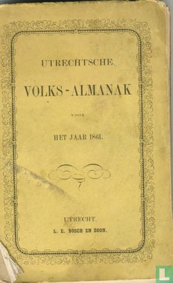 Utrechtsche Volks-Almanak voor het jaar 1861 - Image 1