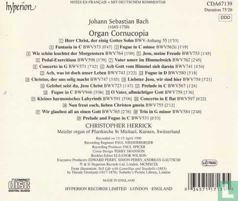 Bach    Organ Cornucopia - Afbeelding 2