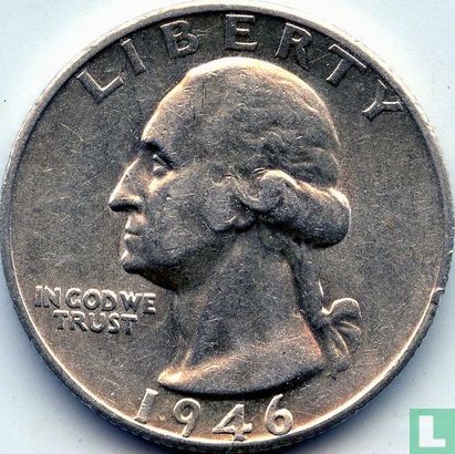 Verenigde Staten ¼ dollar 1946 (S) - Afbeelding 1