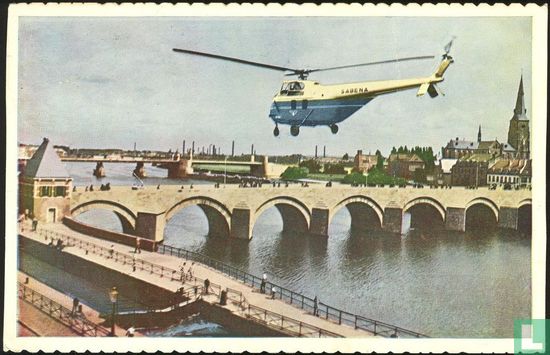 Maastricht maasbruggen met helicopter - Afbeelding 1