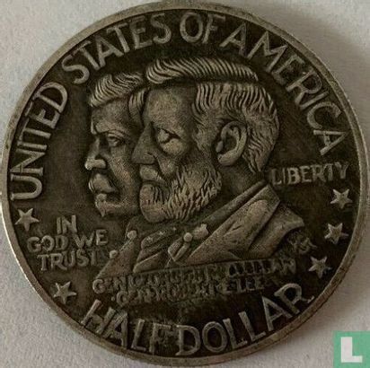 États-Unis ½ dollar 1937 "75th anniversary Battle of Antietam" - Image 2