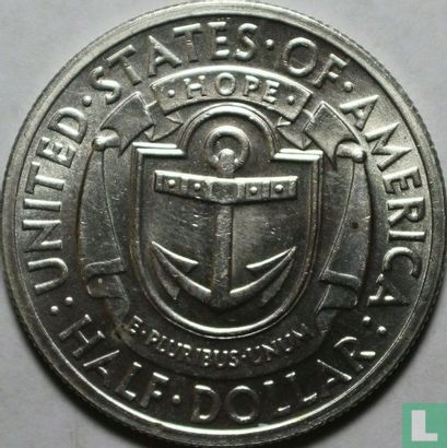 Verenigde Staten ½ dollar 1936 (zonder letter) "300th anniversary of Rhode Island" - Afbeelding 2