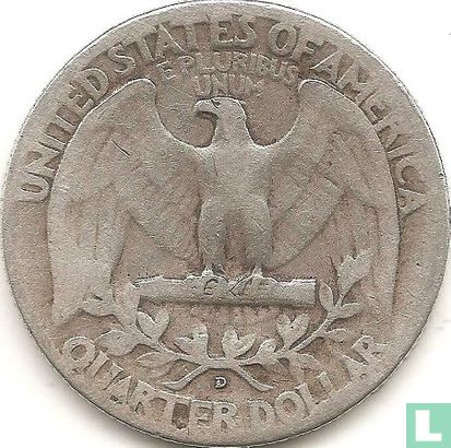 États-Unis ¼ dollar 1946 (D) - Image 2
