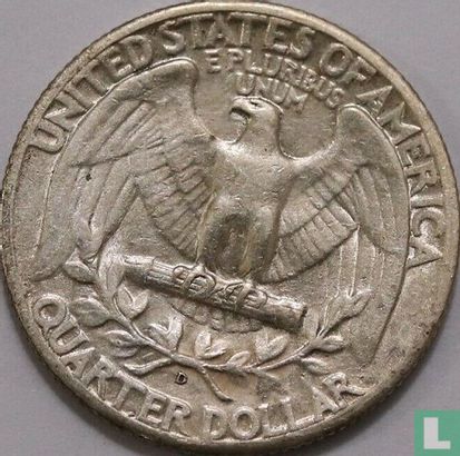 États-Unis ¼ dollar 1944 (D) - Image 2