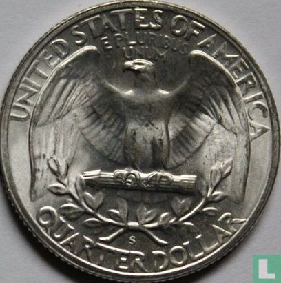 United States ¼ dollar 1947 (S) - Image 2