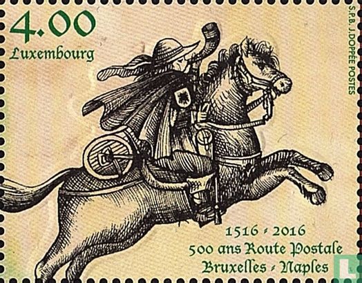 500 years of the Brussels - Naples postal route