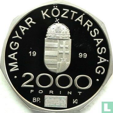 Hongarije 2000 forint 1999 (PROOF) "Millennium" - Afbeelding 1