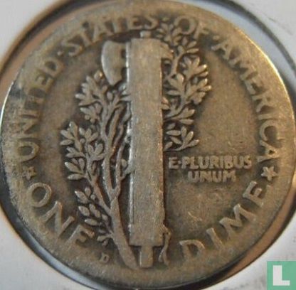 United States 1 dime 1924 (D) - Image 2