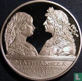 Ungarn 500 Forint 1990 (PP) "500th anniversary Death of King Mátyás Király" - Bild 2