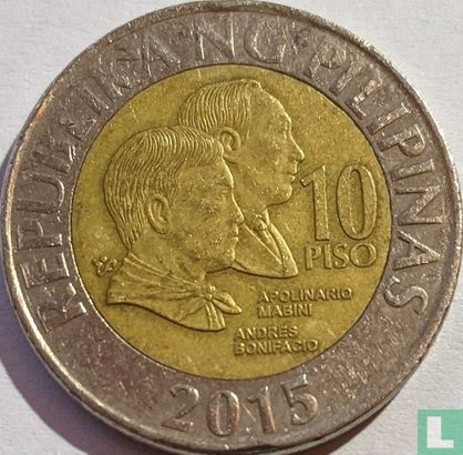 Philippines 10 piso 2015 - Image 1