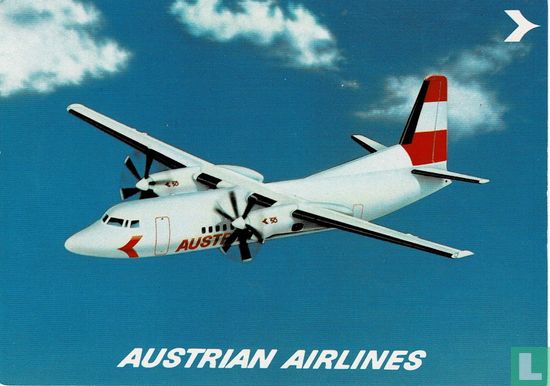 Austrian Airlines - Fokker F-50   - Afbeelding 1