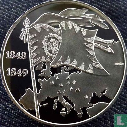 Hongarije 2000 forint 1998 (PROOF) "150th anniversary Revolution of 1848" - Afbeelding 2