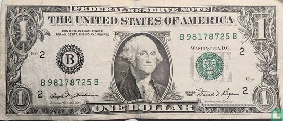 United States 1 dollar 1981 B - Image 1