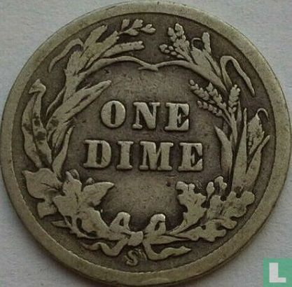 États-Unis 1 dime 1913 (S) - Image 2