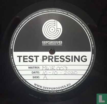 Remains - Test Pressing - Image 1