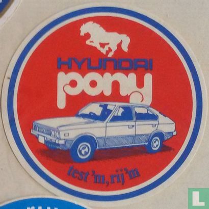 Hyundai Pony, test 'm, rij 'm