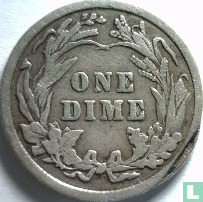 États-Unis 1 dime 1910 (sans lettre) - Image 2