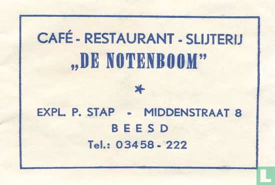 Café Restaurant Slijterij "De Notenboom" - Afbeelding 1
