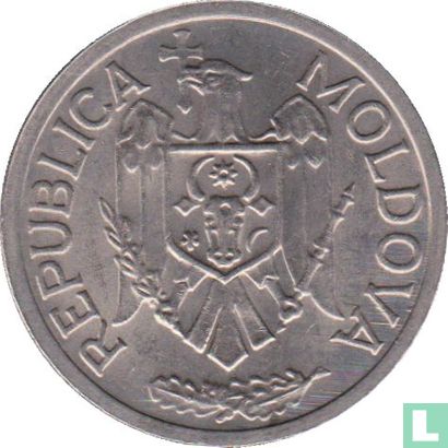 Moldova 1 leu 1992 - Image 2