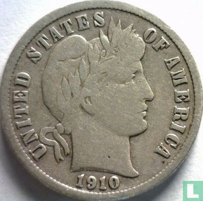 États-Unis 1 dime 1910 (S) - Image 1