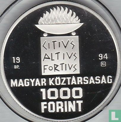 Hongrie 1000 forint 1994 (BE) "1996 Summer Olympics in Atlanta" - Image 1