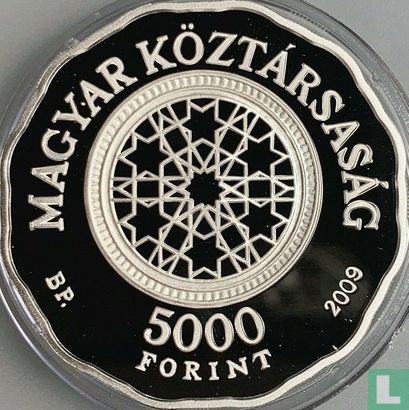 Hungary 5000 forint 2009 (PROOF) "150th anniversary Grand Synagogue of Budapest" - Image 1