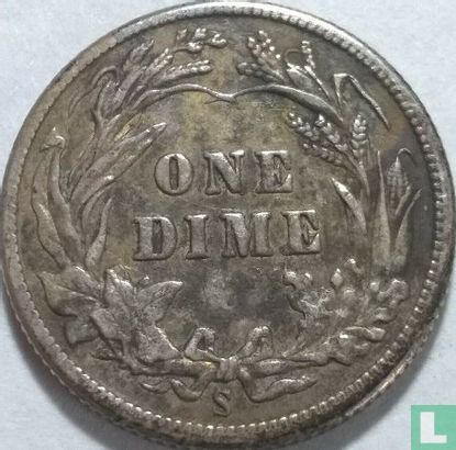 États-Unis 1 dime 1911 (S) - Image 2