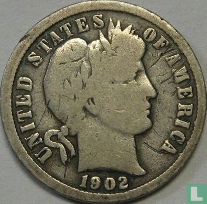United States 1 dime 1902 (O) - Image 1