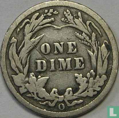 United States 1 dime 1902 (O) - Image 2