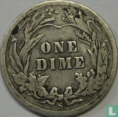 United States 1 dime 1902 (S) - Image 2