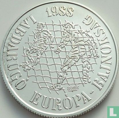 Hongarije 500 forint 1988 "European Football Championship in Germany" - Afbeelding 2