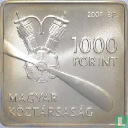 Hungary 1000 forint 2007 "125th anniversary Birth of the mechanical engineer János Adorján" - Image 1