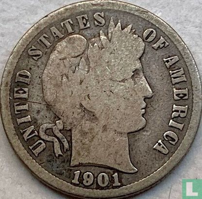 États-Unis 1 dime 1901 (S) - Image 1