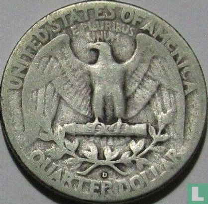 États-Unis ¼ dollar 1948 (D) - Image 2