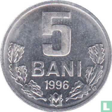 Moldavië 5 bani 1996 - Afbeelding 1