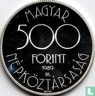 Ungarn 500 Forint 1989 (PP) "1990 Football World Cup in Italy" - Bild 1