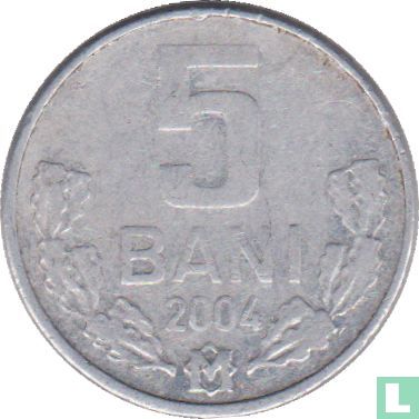 Moldavie 5 bani 2004  - Image 1
