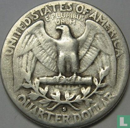 Verenigde Staten ¼ dollar 1950 (S) - Afbeelding 2