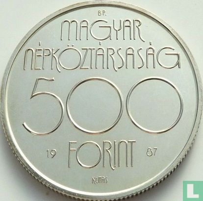 Hungary 500 forint 1987 "1988 Summer Olympics in Seoul" - Image 1