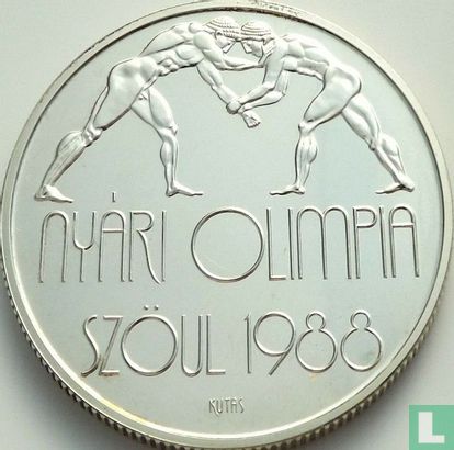 Hungary 500 forint 1987 "1988 Summer Olympics in Seoul" - Image 2