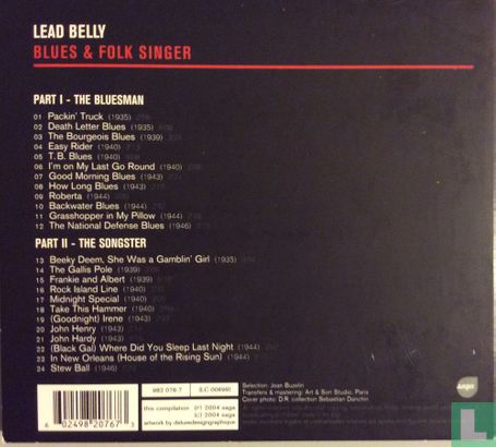 Lead Belly Blues & Folk Singer - Image 2