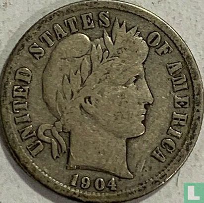 United States 1 dime 1904 (S) - Image 1
