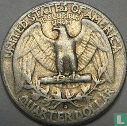 États-Unis ¼ dollar 1949 (D) - Image 2