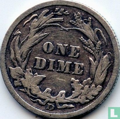 États-Unis 1 dime 1906 (D) - Image 2