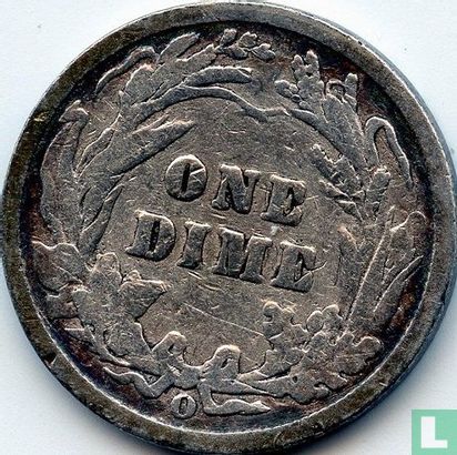United States 1 dime 1906 (O) - Image 2