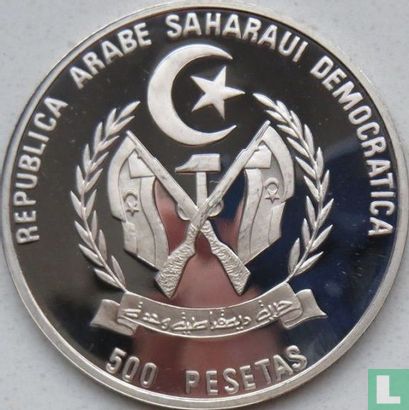 République arabe sahraouie démocratique 500 pesetas 1990 (BE) "Transportation" - Image 2
