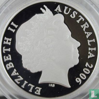 Australië 1 dollar 2006 (PROOF - zonder letter) "50 years of Australian television" - Afbeelding 1