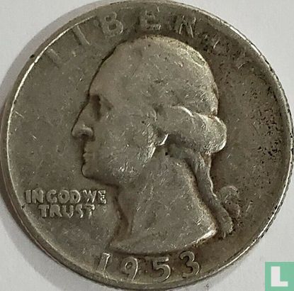 Vereinigte Staaten ¼ Dollar 1953 (S) - Bild 1